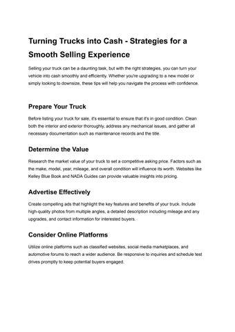 Final Tips for a Smooth Selling ⁣Experience