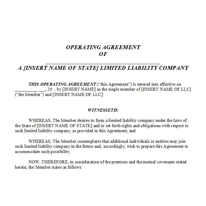 The Importance of an Operating Agreement and Its Cost Implications