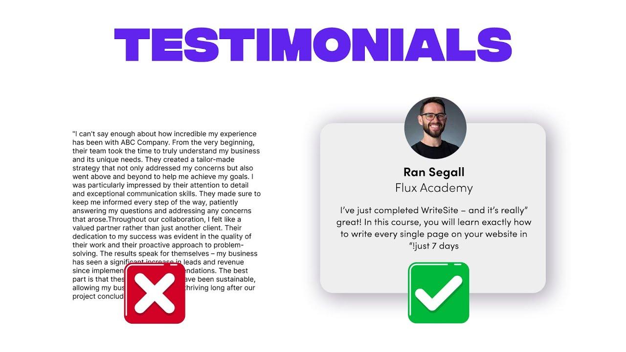 Building Trust with Testimonials and Reviews on Your Press Page