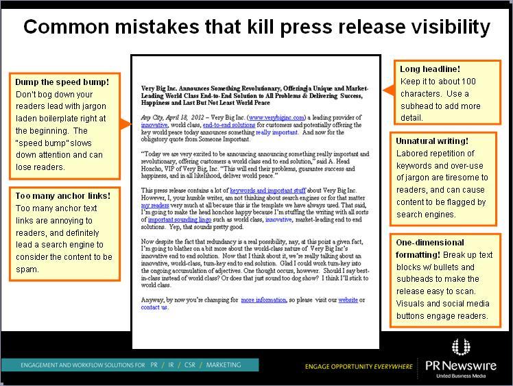 What to Avoid: Common Mistakes on Press Pages to Dodge